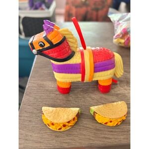 My Life As 18" Doll Fiesta Piñata and Taco Accessories Set Donkey Multi-Color
